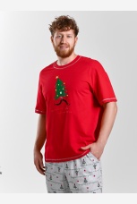 Костюм мужской Праздник-5 красный