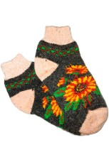 Шерстяные следки с рисунком