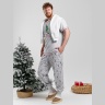 Новогодняя пижама family look Праздник-5 кармеланж