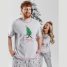 Новогодняя пижама family look Праздник-5 кармеланж
