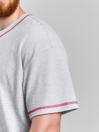 Новогодняя пижама family look Праздник-5 кармеланж