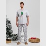 Новогодняя пижама family look Праздник-5 кармеланж