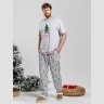 Новогодняя пижама family look Праздник-5 кармеланж