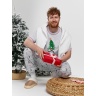 Новогодняя пижама family look Праздник-5 кармеланж
