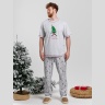 Новогодняя пижама family look Праздник-5 кармеланж
