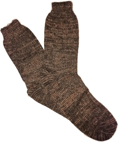 Шерстяные носки без рисунка