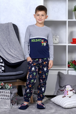 Детский костюм для мальчика Гринч-1