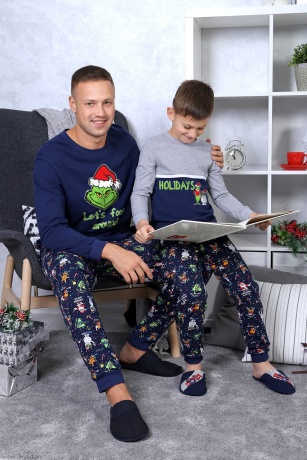 Детский костюм для мальчика Гринч-1