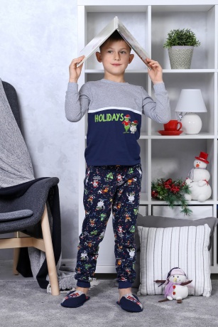 Детский костюм для мальчика Гринч-1