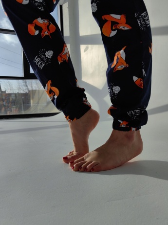 Женская пижама Йога (синий)