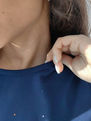 Женская пижама Йога (синий)