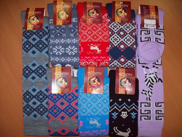 Женские гольфы махровые