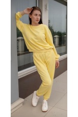 Женский спортивный костюм, желтый