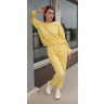 Женский спортивный костюм, желтый