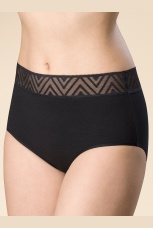 LUHC6337 трусы женские (черный)