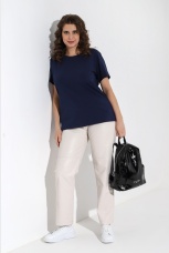 Футболка женская Базис-4 т-синий