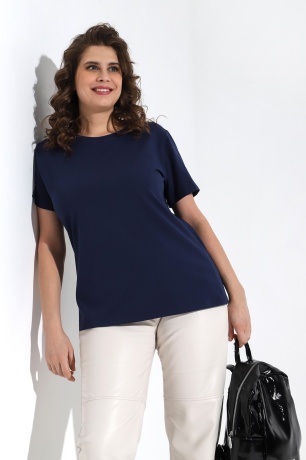 Футболка женская Базис-4 т-синий