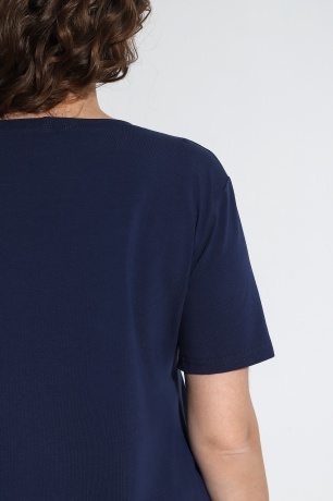 Футболка женская Базис-4 т-синий