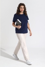 Футболка женская Базис-4 т-синий