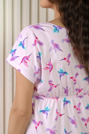 Сорочка ночная для беременных  и кормящих Колибри-1