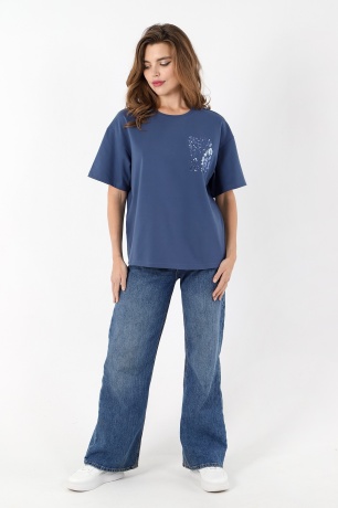 Футболка женская Джинс