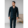 Мужская пижама классическая фланель с начесом