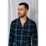 Мужская пижама классическая фланель с начесом