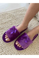 Женские тапочки велсофт &quot;Бантик&quot;