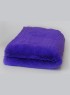 Плед из искусственного меха фиолетовый