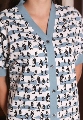 Халат женский Penguin (интерлок)