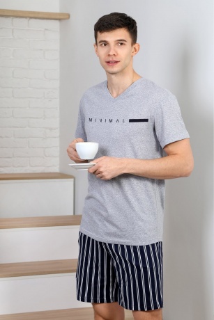 Костюм мужской Параллель-2 серый