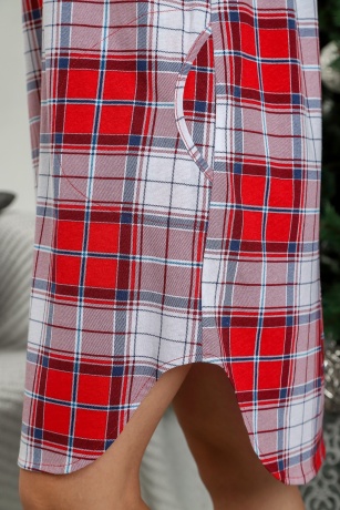 Женский новогодний халат-рубашка Волшебство-1