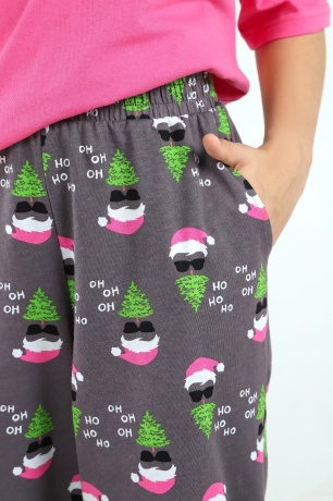 Новогодняя пижама для девочки Стар-1