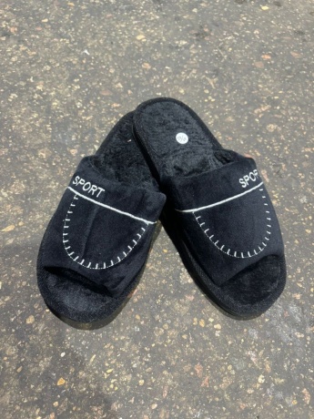 Мужские тапочки Велсофт, открытый нос, мягкая подошва