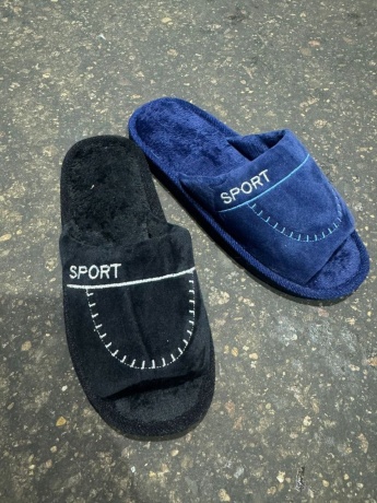 Мужские тапочки Велсофт, открытый нос, мягкая подошва