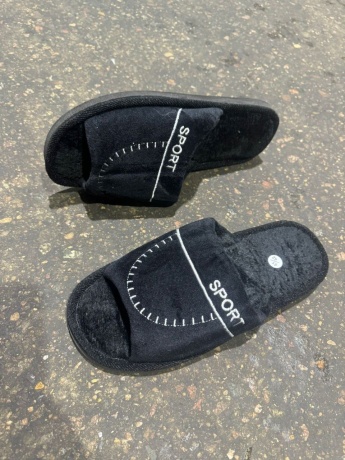 Мужские тапочки Велсофт, открытый нос, мягкая подошва