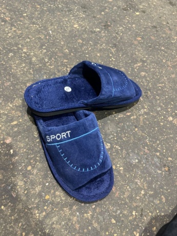 Мужские тапочки Велсофт, открытый нос, мягкая подошва