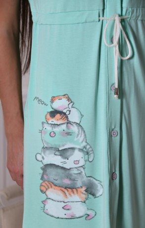 Халат женский Акварель