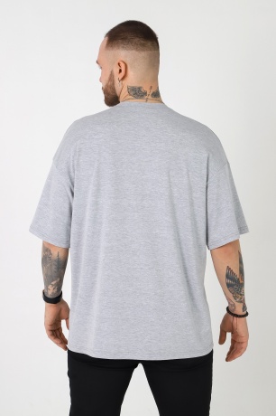 Футболка мужская Леон-2 серый меланж