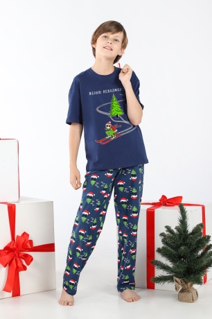 Новогодняя пижама для мальчика Стар-2
