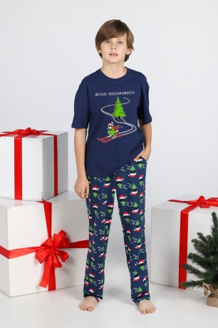 Новогодняя пижама для мальчика Стар-2