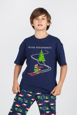 Новогодняя пижама для мальчика Стар-2