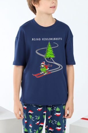 Новогодняя пижама для мальчика Стар-2