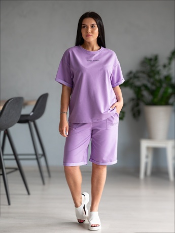 Костюм женский Пауер (сиреневый)