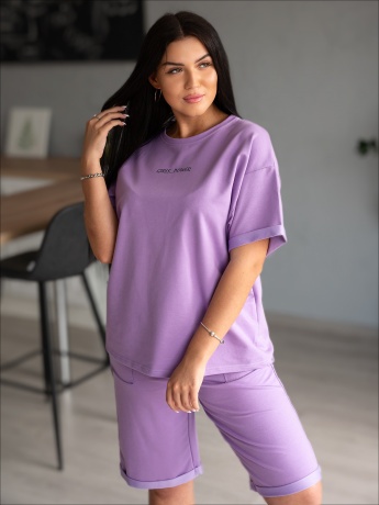Костюм женский Пауер (сиреневый)