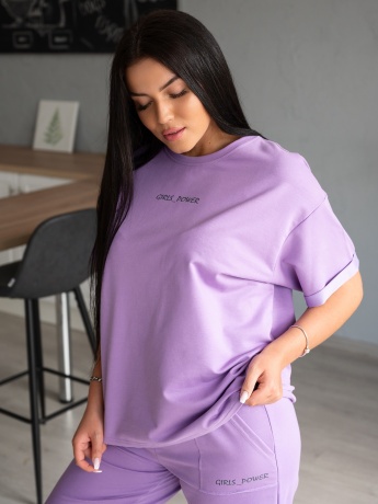 Костюм женский Пауер (сиреневый)