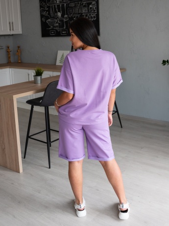 Костюм женский Пауер (сиреневый)