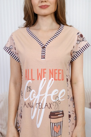 Сорочка женская Кофе брейк-1