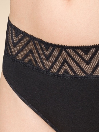 LULB6337 трусы женские (черный)