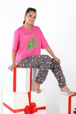 Новогодняя пижама женская Стар-3